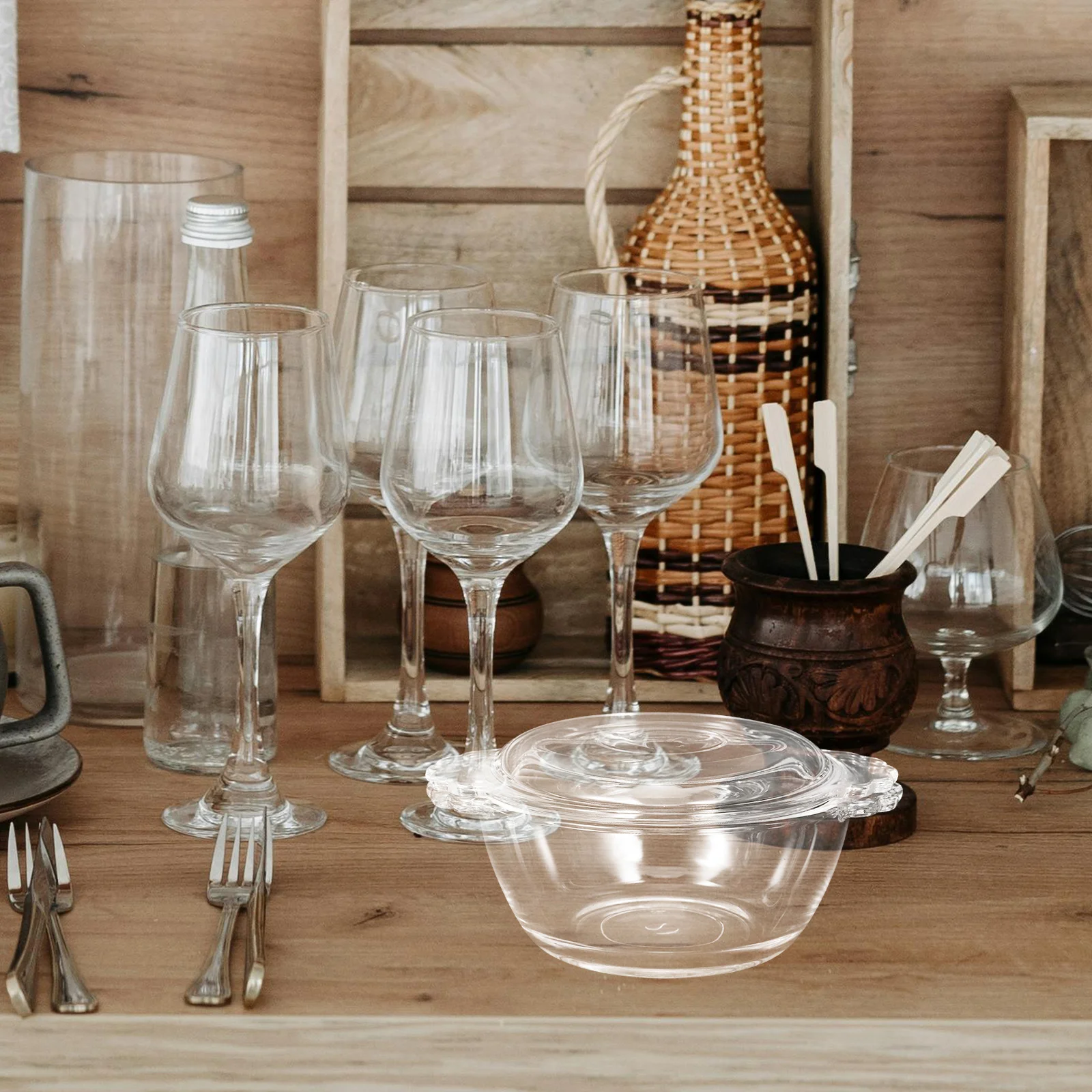 

1Pcs Steamed Egg Bowl Glass Heat Resistant Large Capacity 275Ml Microwave Egg Cooker Multifunctional for Home Kitchen