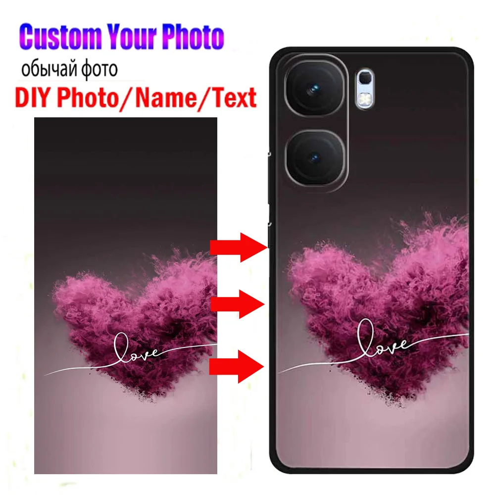 Customized Photo TPU Case for Vivo Iqoo Neo9 Pro Phone Case DIy Picture Image Design For VIVO Y78T IQOO Z8X Z8 5G Silicone Cover