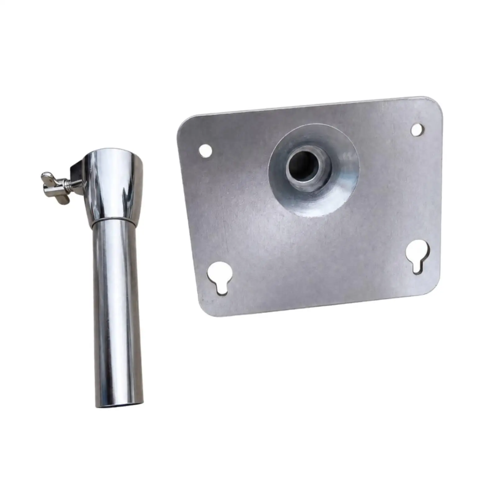 Percussion Mounting Bracket with Plate Adjustable Percussion Mounting Plate Hardware Long-Lasting for Percussionists, Stage