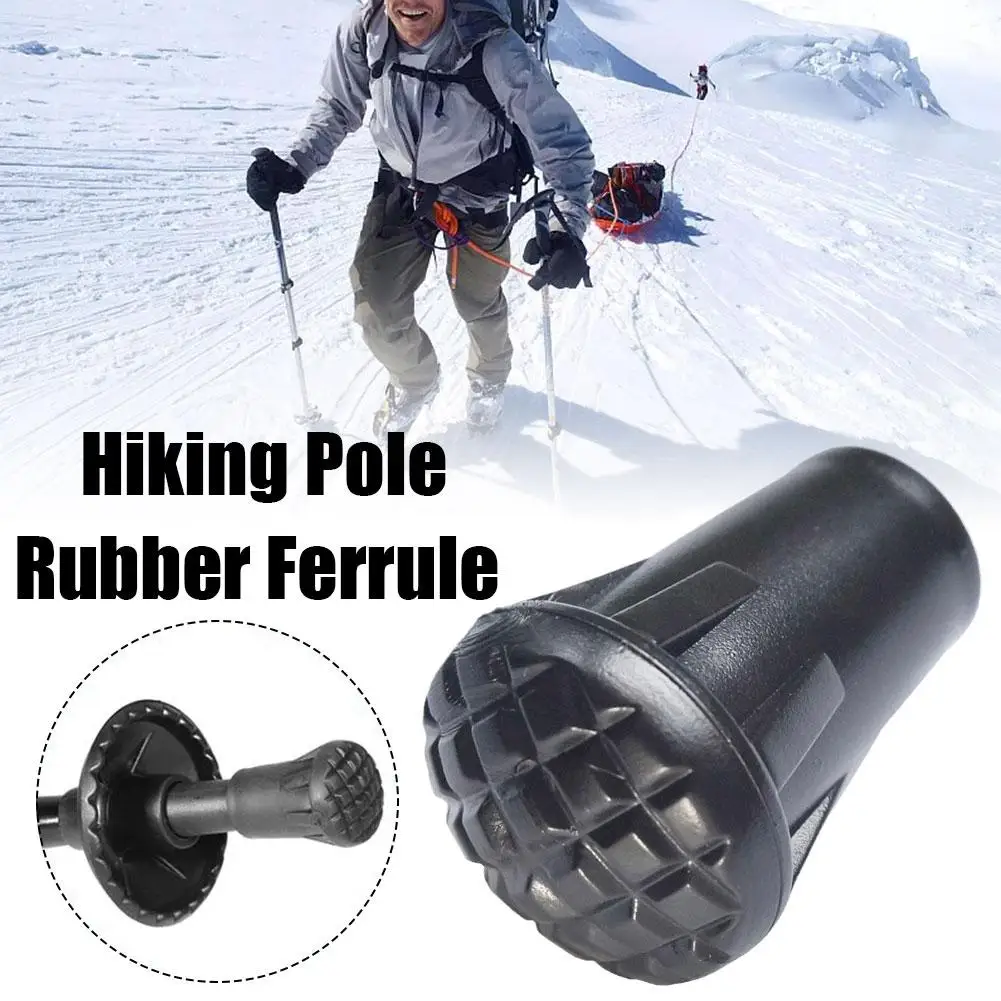 

2/4/6Pcs Trekking Pole Nordic Walk Stick Cane Climb Hike Outdoor Rubber Protector Replacement Cap Camp Tip Alpenstock I0J8