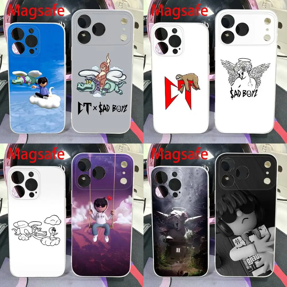 

J-Junior H Sad Boyz Phone Case For iPhone 14,16,15,11,13,17,12,Air,Mini,Plus,E,Pro,Max Magnetic Magsafe Frosted Cover