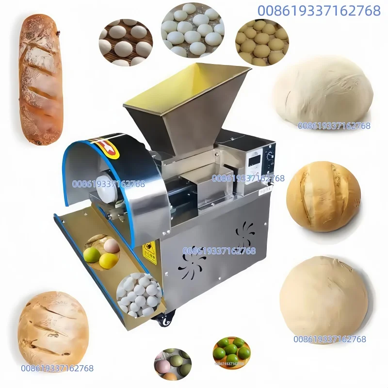 Automatische Koekjes Brood Deeg Ball Cutter Machine / Pizza Broodje Deeg Divider Rounder