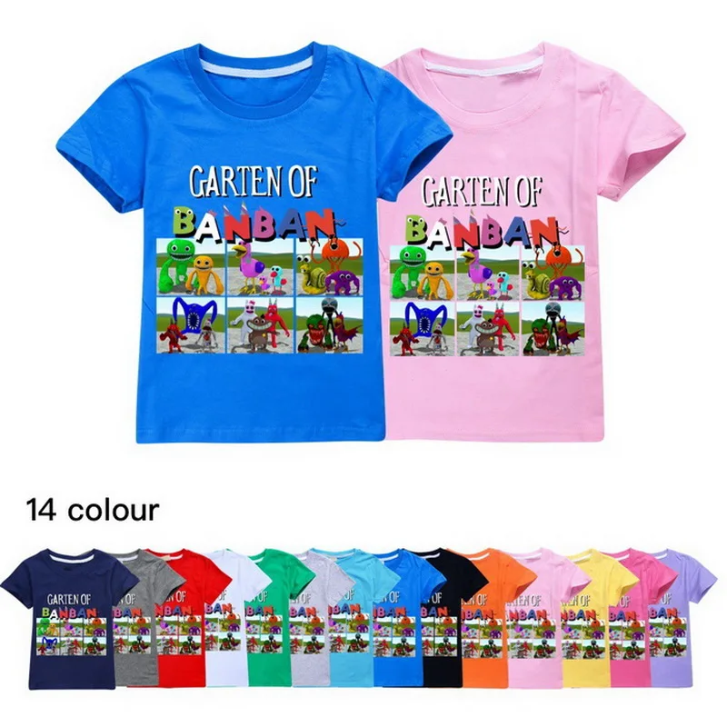 

Garden of Banban Children Clothes Kids Summer T-shirt Baby Boys Cartoon Tshirts Toddler Girls Cotton Short Sleeve Casual Tops