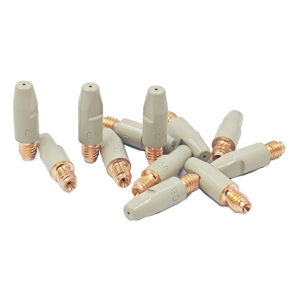 24KD New Coating Protection Non-stick Nozzle 0.8/1.0/1.2mm MIG Torch Gas Nozzle Tip Holder For MB-24KD MIG MAG Welding Torch