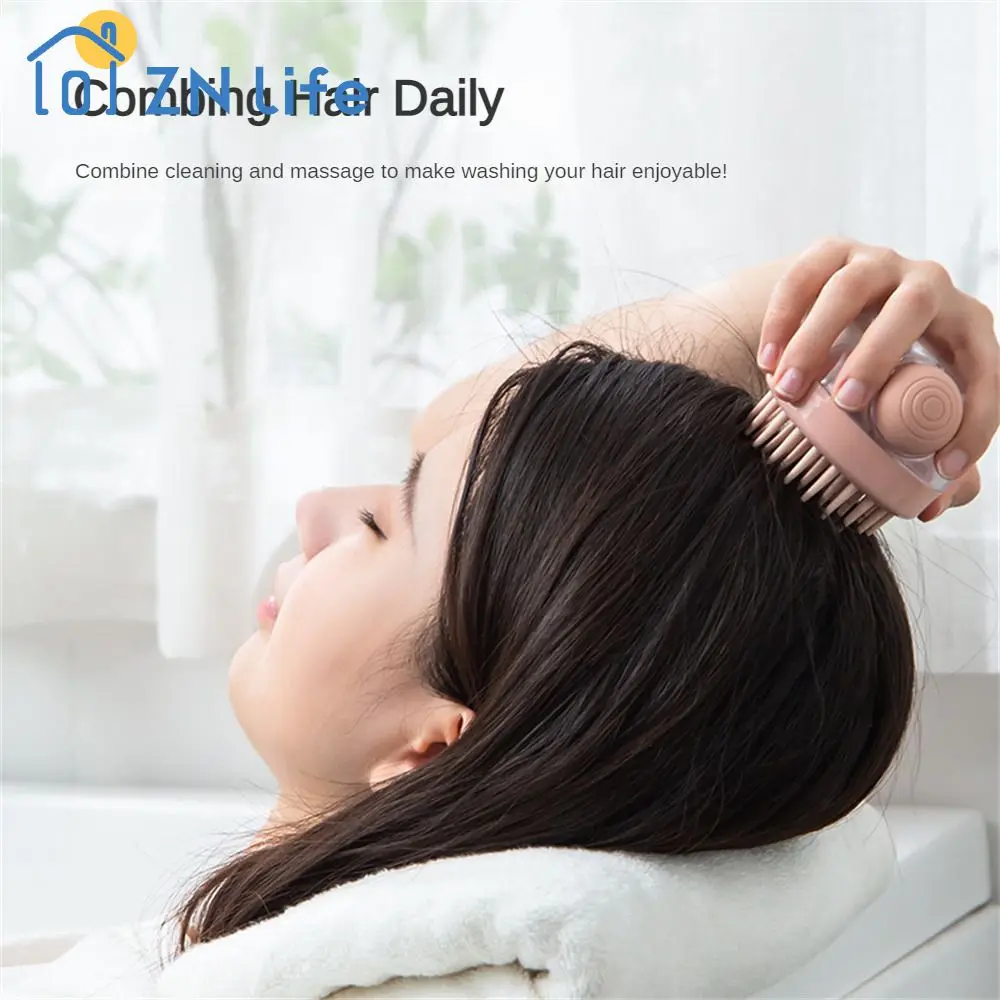 Head Massage Brush Lazy Design Safer And More Secure Massage Shampoo Scalp Brush Relieve Itching Scalp Massage Comb Bath Comb