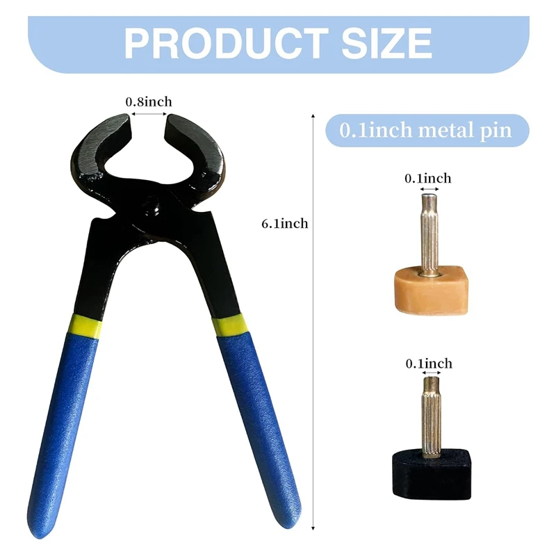 하이힐 교체 팁, 신발 힐 수리, 제거 플라이어 포함, 원형 및 U 모양, 2 가지 색상, 40 쌍 힐 캡