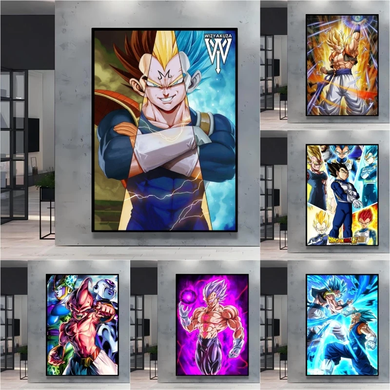 

Anime Dragon Ball Vegeta Decorative Painting with High Quality Printing and Vivid Colors It Adds A Unique Charm To Your Room