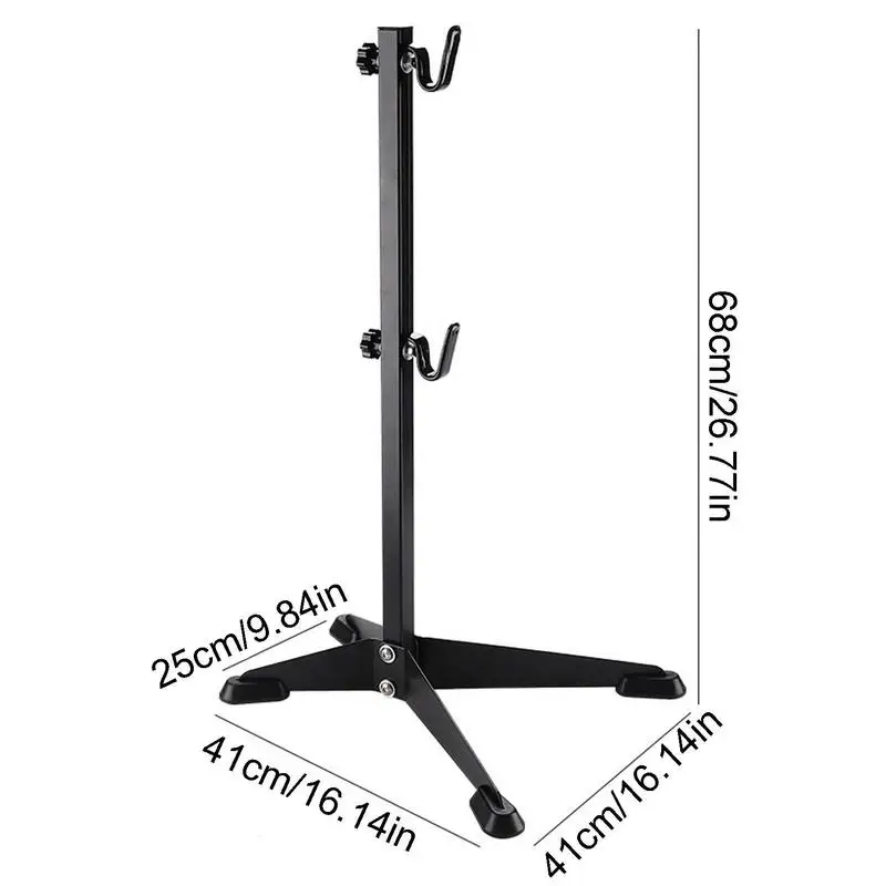 Bike Repair Stand Portable Bicycle Parking Rack Iron MTB Road Bike Work Rack Holder Adjustable Hook Bike Frame For Cycling