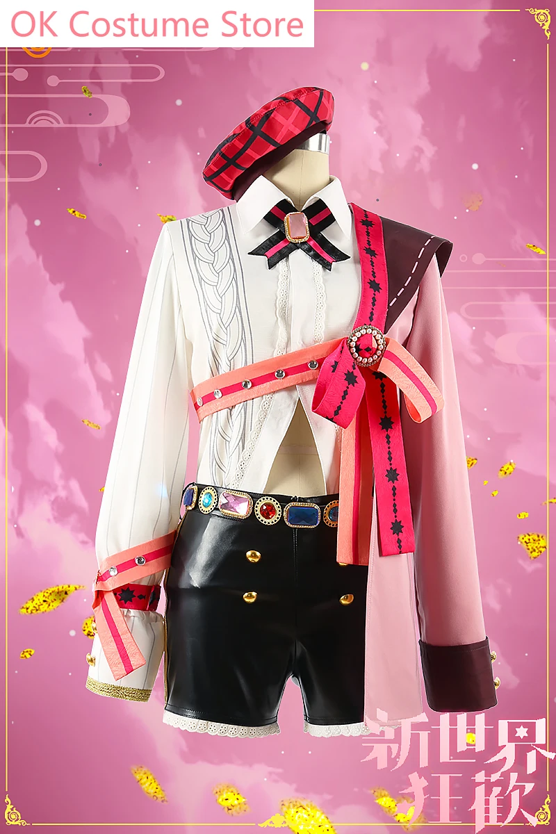 Anime! Nu: Carnival Aster Game Suit Handsome Uniform Cosplay Costume Halloween Party Activity Outfit XS-3XL Any Size
