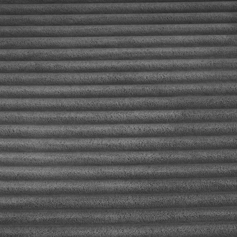 أريكة سرير حديثة مقاس 51.6 بوصة مع وسادتين داعمة لغرفة المعيشة، رمادي #3