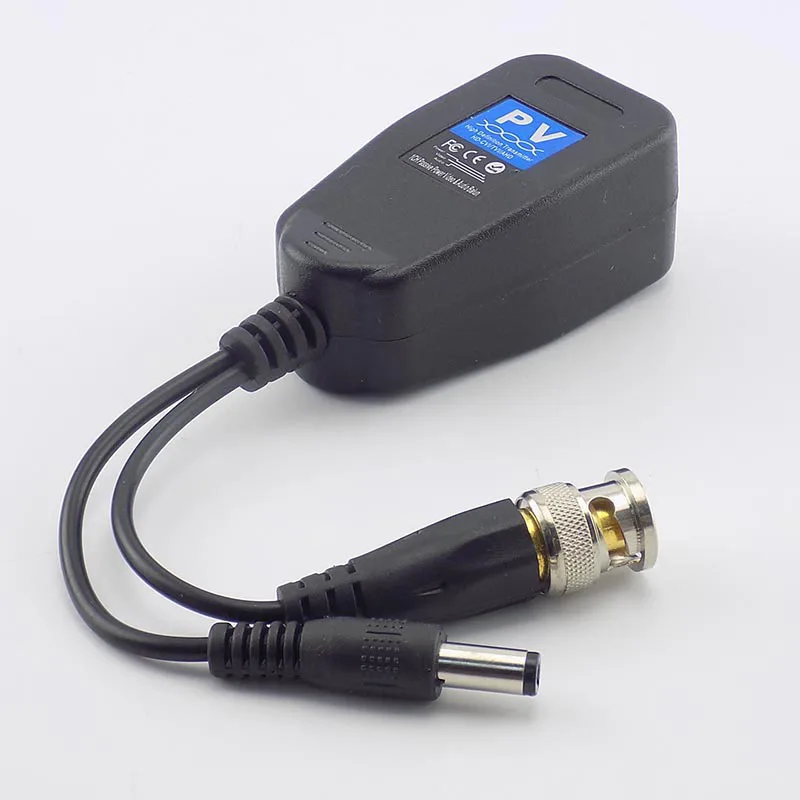 2 шт., пассивные разъемы BNC для видеокамеры, RJ45