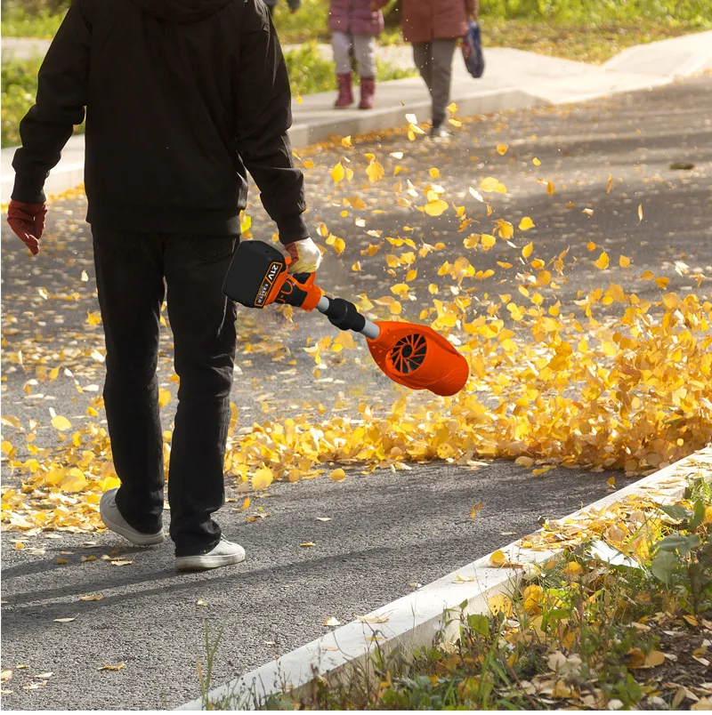 Cordless Portable Leaf Blower for Garden, Patio, Lawn, Snow and Dust Blower with Battery & Fast Charger