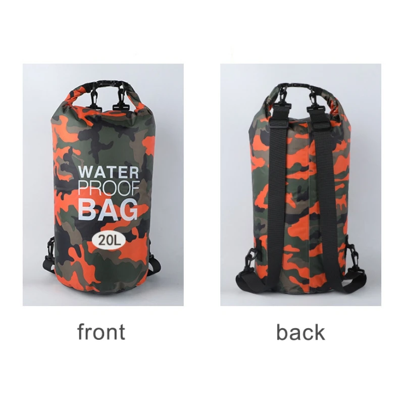 Bolsa de natación impermeable, saco seco, ligero, impermeable, bolsa de teléfono flotante, canoa, kayak, Camping, bolsas de almacenamiento, mochila