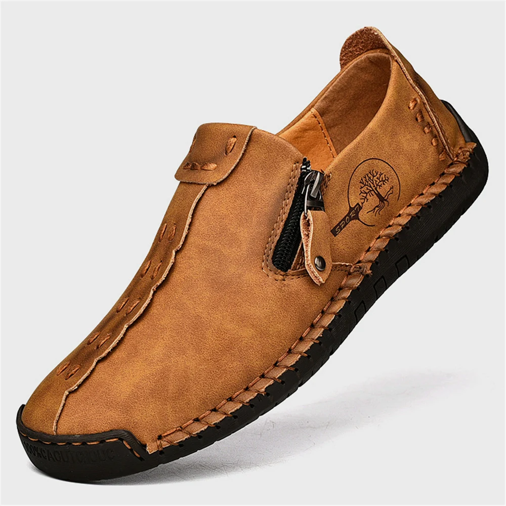 

Men's Vintage Style Leather Stitching Loafers Flats Moccasins Shoes Casual Walking Shoes Men's Shoes