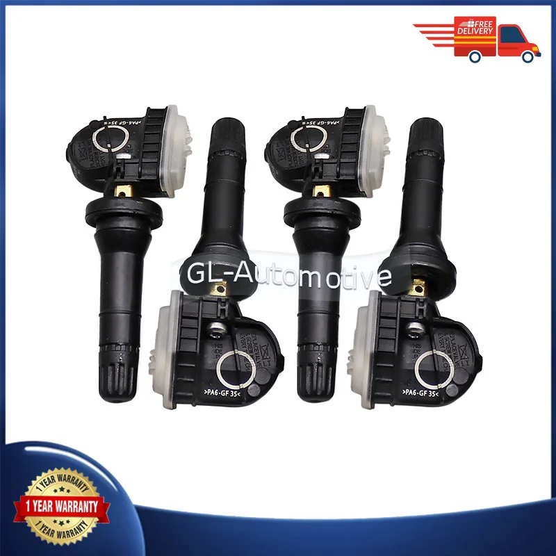 Set of (4) TPMS F2GT-1A180-AB Tire Pressure Sensor for Ford Edge F-150 Mustang F2GT 1A180 AB 315MHZ F2GZ1A189A F2GT-1A189-AB