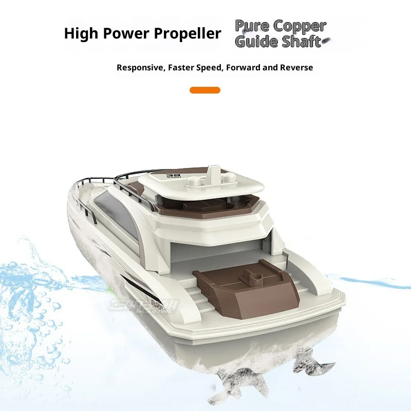 النجوم قارب سريع التحكم عن بعد قارب عالي السرعة RC قارب لعبة مجسمة للبنين شحن لاسلكي الكهربائية المائية #3