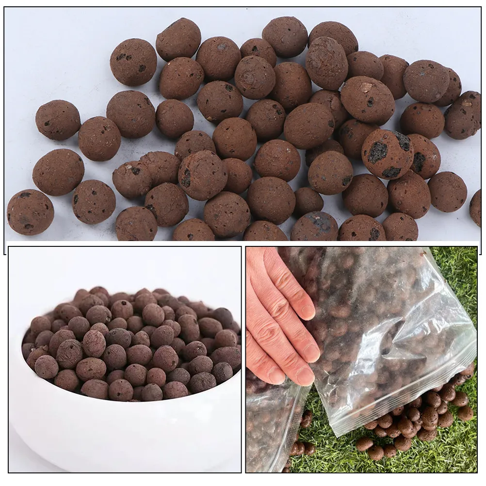 1 Bag Natural Clay Rocks Breathable Bottom Mat for Flower Pots Succulent Planter Drainage Stones Decorative Pebbles Indoor