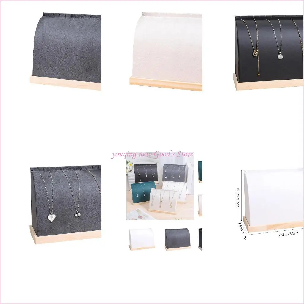 

57QA Solid Multiple Easel Display and Holder Unique Base Necklace Stand Display Holder for Retail Shop