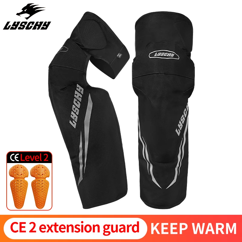 

CE2 Upgraded Winter Waterproof LYSCHY LY-PR871-2 Motocross Racing Motorcycle Protectors Joelheira Motociclista Knee Pads