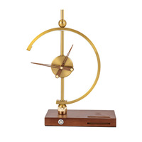 LED Home Decor Table Light Lamp Hotel Wireless Charging Light Lamp Clock Desk Lamp With Light Wireless Mobile Phone Charger
