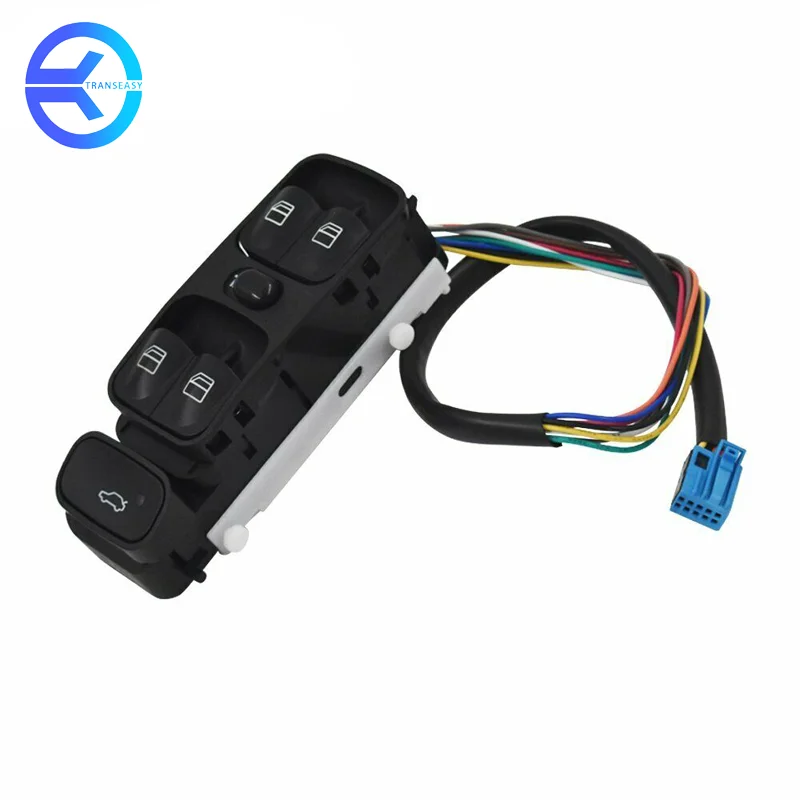 Interruptor de ventanilla eléctrica, accesorio compatible con Mercedes C209, CLK320, CLK500, CLK550, 03-09, A2038200110, A2098203410