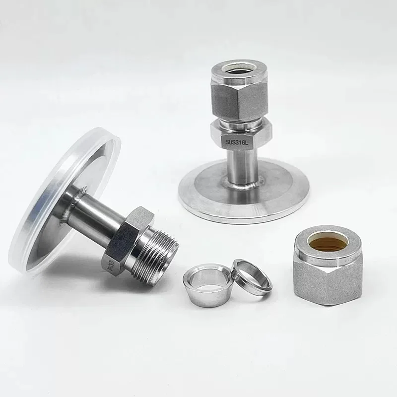 

Stainless KF-VCR Vacuum Adaptor KF16-KF50 ISO-KF NW16-50