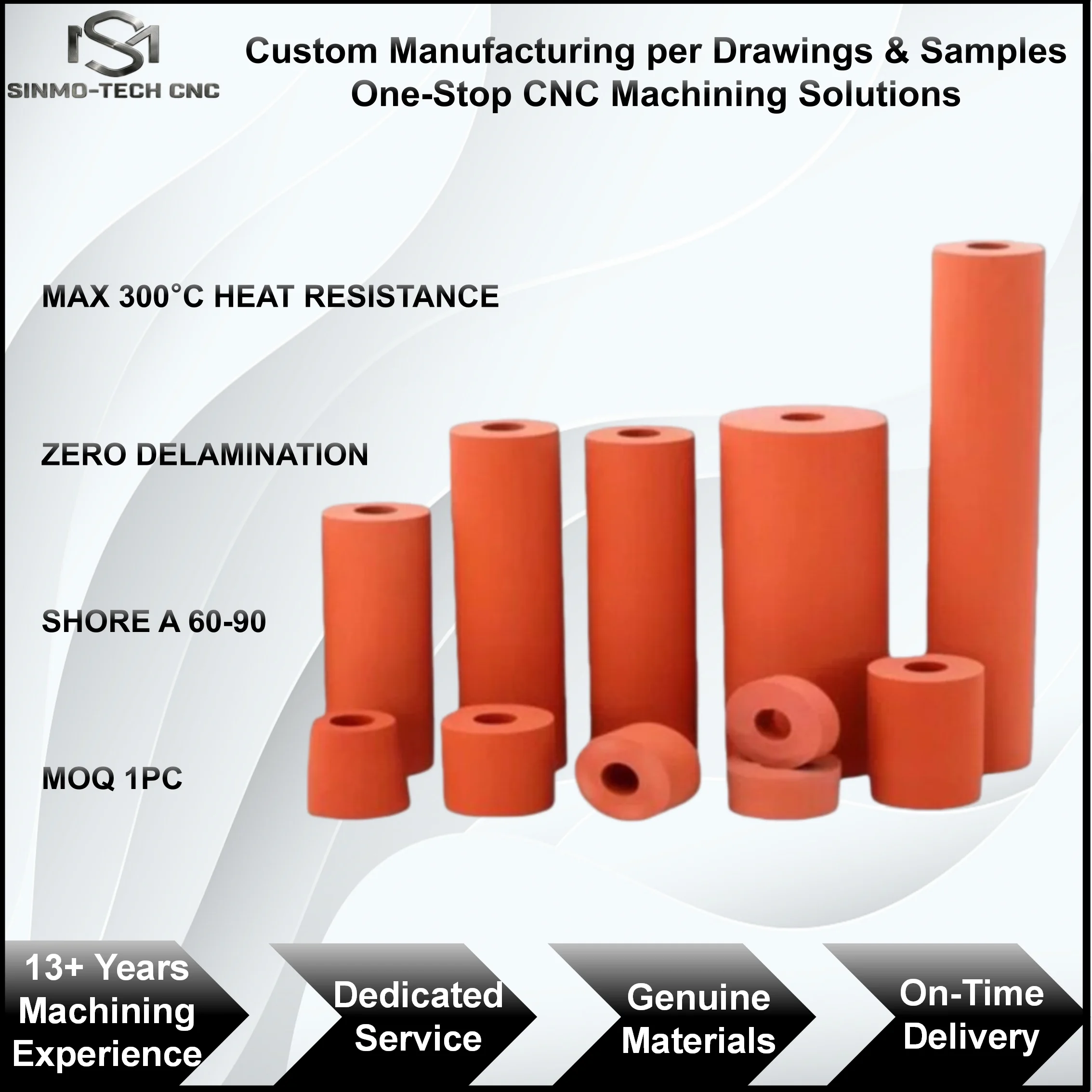 Custom Hot Stamping Silicone Roller, CNC Precision Engraved Silicone Rubber Embossing Wheel for Plastic Tube, MOQ 1pc