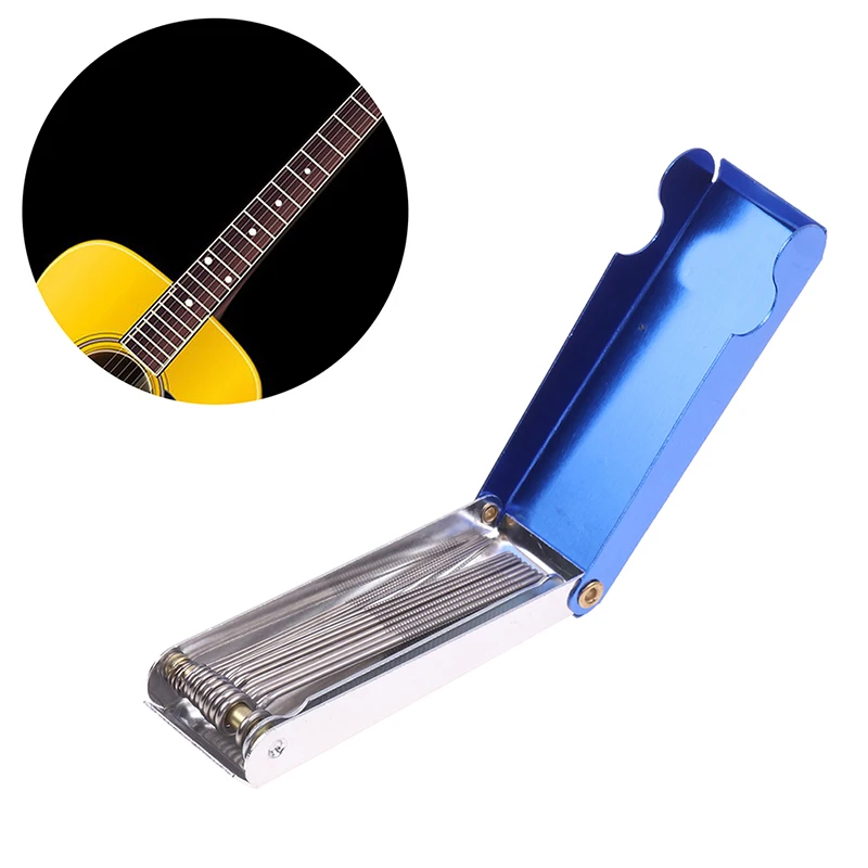New Guitar Nut Slotting File Saw Rods Slot Filing Set Portable DIY Guitar Repair Tools Steel Luthier Replacement ToolsAcc