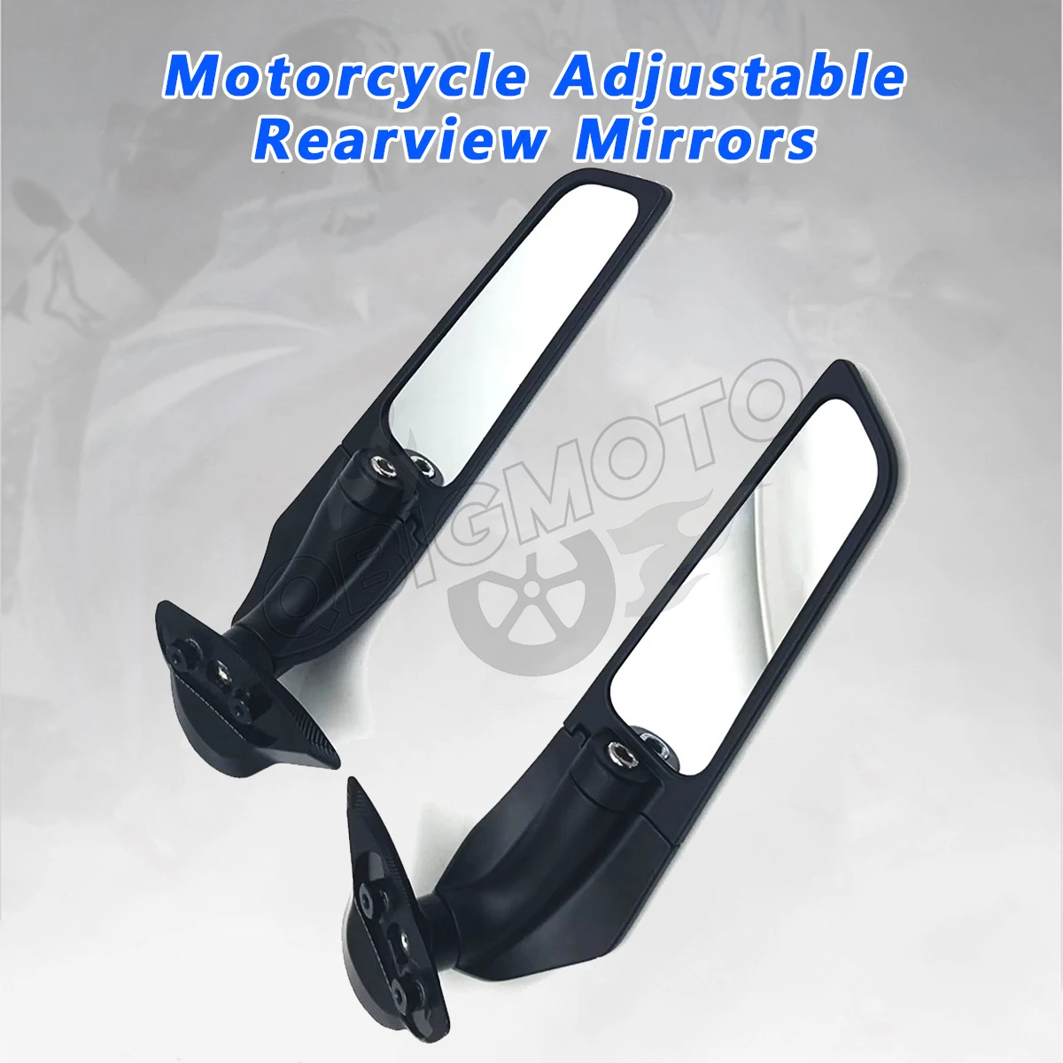 R6 R7 Motorcycle Adjustable Rearview Mirrors Wind Wing Winglets Rotating Side Mirrors For Yamaha R 6 7 2023 2022 2021 2020-2017