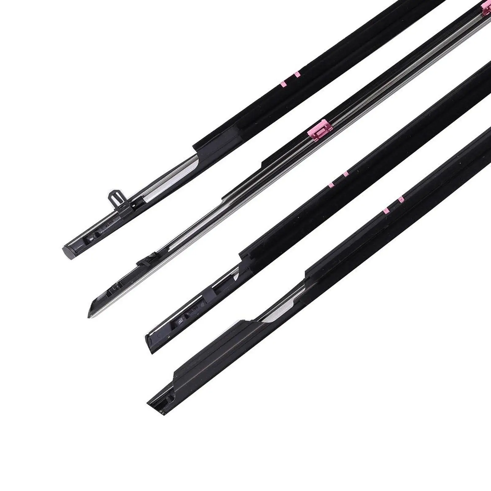 4 Pieces Weatherstrips Seal 72450-ta6-a01 Direct Replace Accessories Door Seal Strips Car Weather Strips for Odyssey