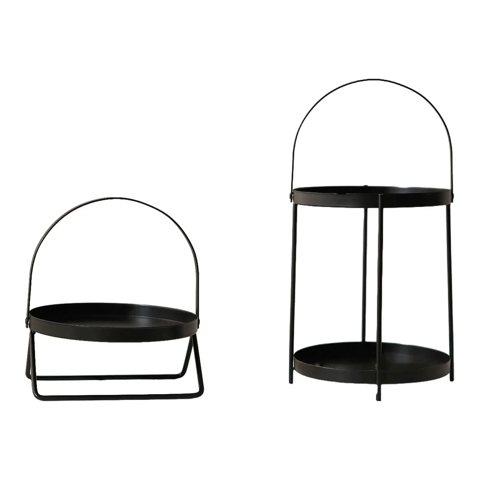 Desktop Storage Rack Multifunction Home Decor Iron Easy to Clean Organizer for Dresser Living Room Countertop Dormitory Bedroom