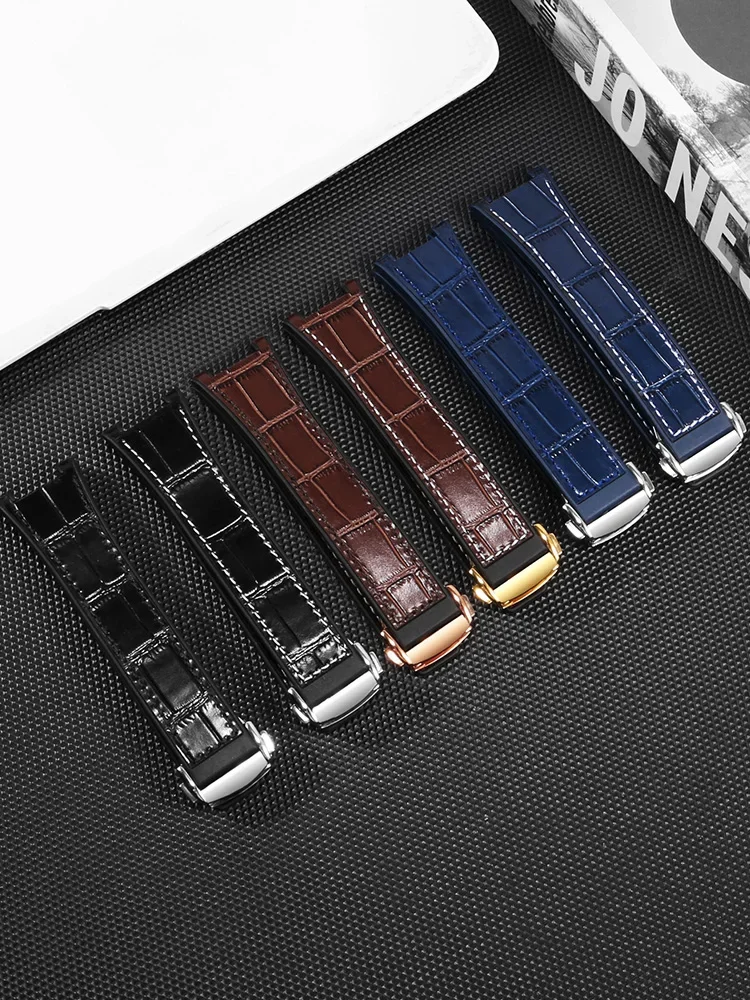 Adapts To Constellation Series Extreme Observatory 131.13 Manhattan Leather Silicone Watch Strap