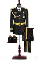 Hot Sale Standard Uniform Black Clothes Men American Formal Attire Suits High Quality Security Guard Uniform Suit 3