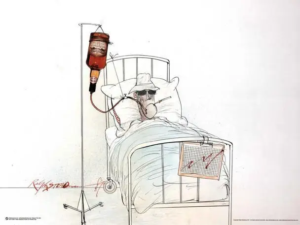 Curse Of Lono Poster Het geheim van dromen, angst en walging Hunter S Thompson door Ralph Steadman Wall Art Rome Decoration