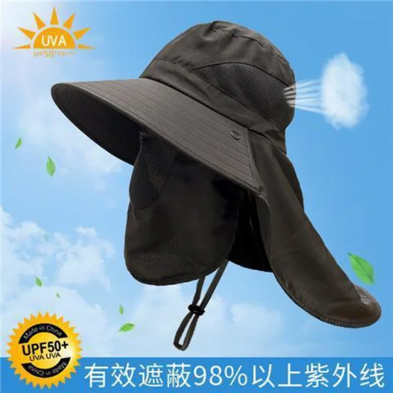 

Hat Sunblock Hat For Men Face Shield Neck Large Hat New Fishing Hat Outdoor Summer Sun Hat Mountaineering