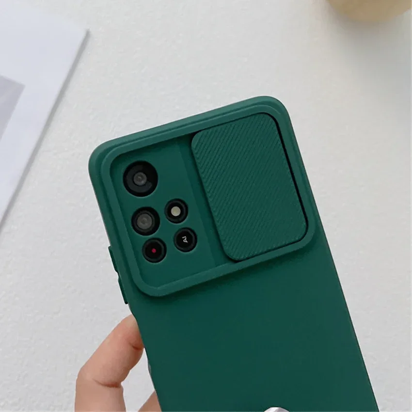 حافظة فاخرة من السيليكون المقاوم للصدمات لهاتف Xiaomi Poco F3 X3 M3 Mi 11T 10T Lite Redmi Note 11 10 9 Pro 9S 9C 9T غطاء حماية للكاميرا