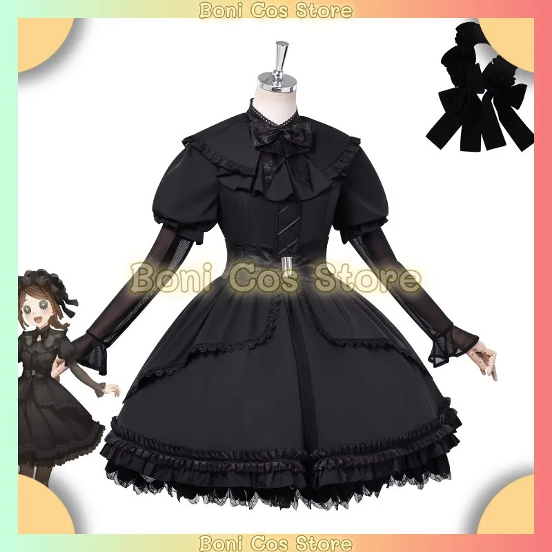Identity Gardener Black And White Waltz Cosplay Costume Emma Women Dress Anime Cos Outfit Cosplay Costume Outfit Roleplay Party