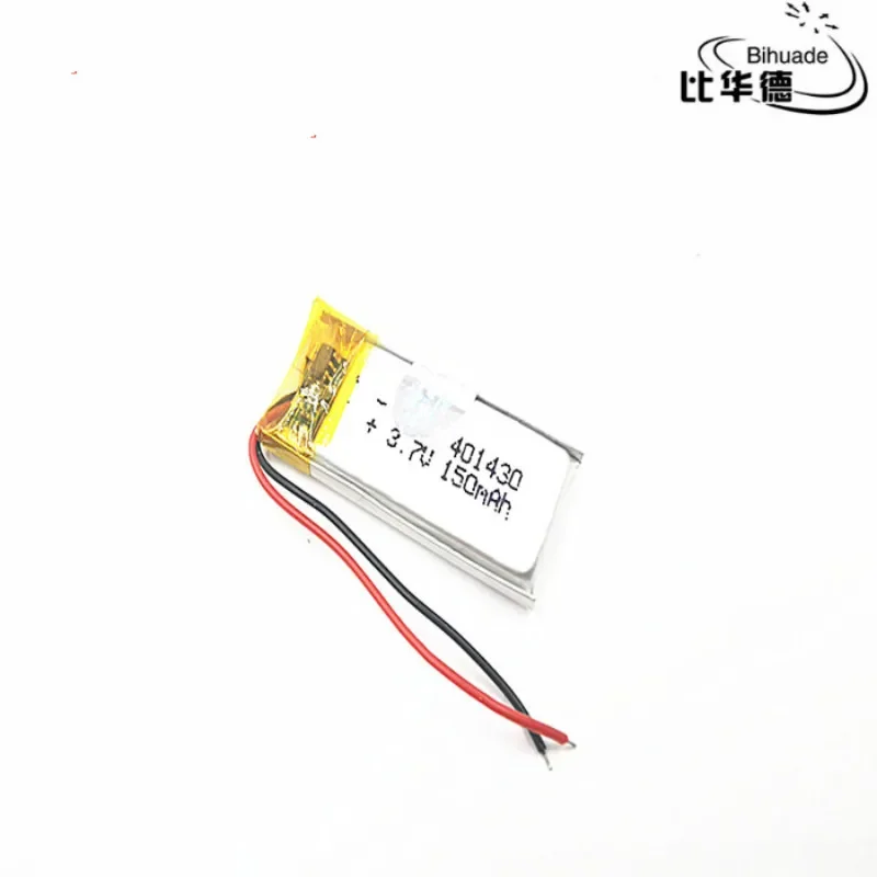 10 Uds envío gratis batería de litio de 3,7 V 041430 401430   150MAH MP3 MP4 MP5 juguetes pequeños Batería Bluetooth