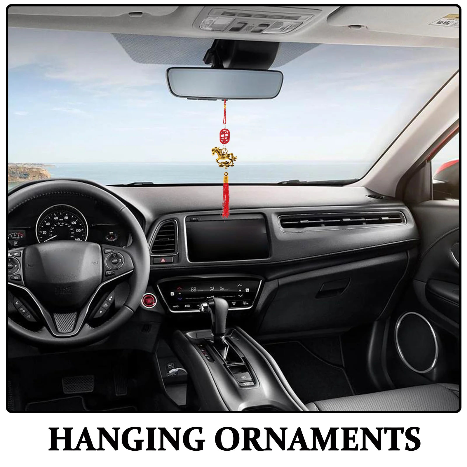 Placa colgante de caballo de madera, decoración de Año Nuevo Chino, colgante de la suerte para Festival de Primavera, árbol de pared para el hogar y la Oficina, 12 Uds.