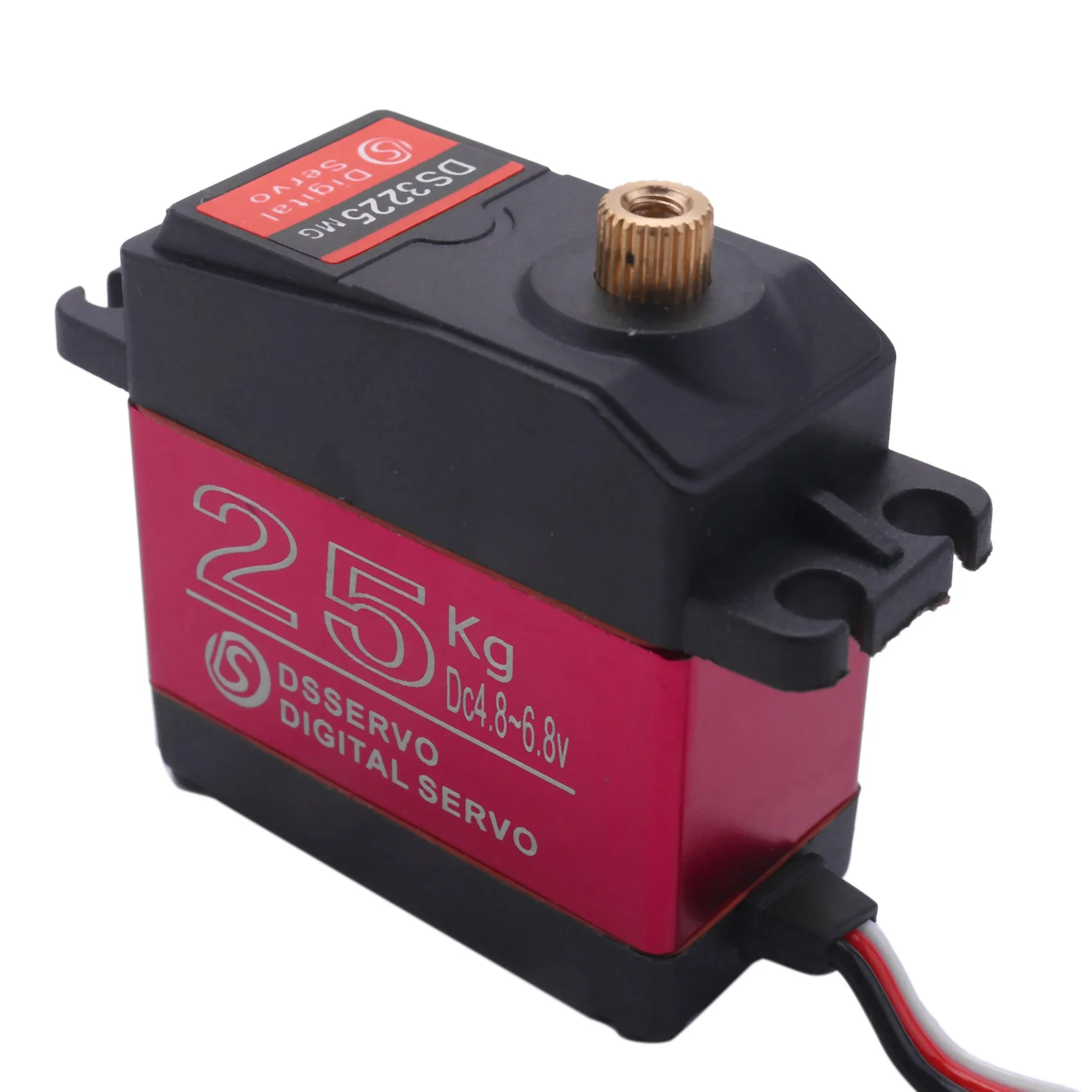 

A63T-5X 25KG Digital Servo Full Metal Gear High Torque Waterproof For RC Car Crawler Robot Control Angle 270°