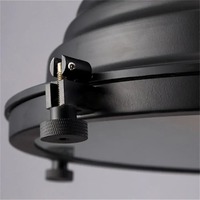 Wrought Iron Industrial Pendant Lights Vintage Black Lighting Bar Hotel Kitchen Island LED Light Antique Pendant Ceiling Lamp