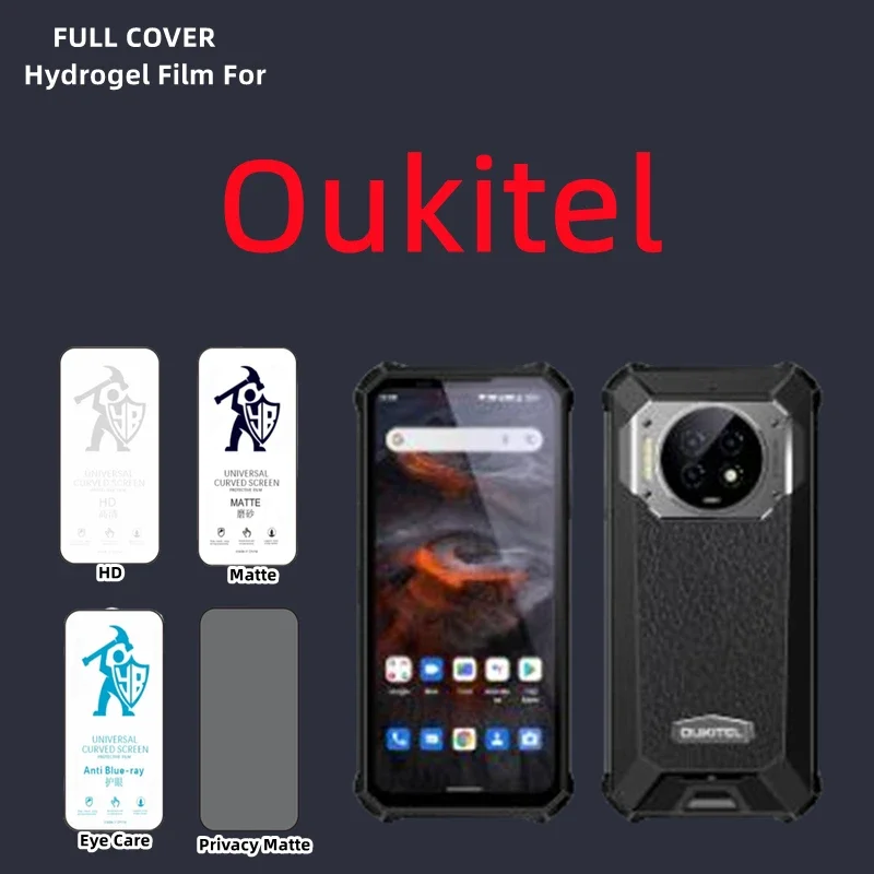 2pcs HD Hydrogel Film For Oukitel WP17 WP19 WP20 WP21 Ultra WP27 WP28 Matte Screen Protector For Oukitel K16 C21 C31 Pro C35 C36
