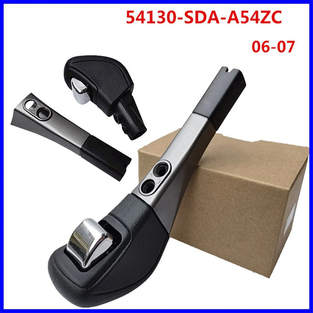 Gear Shift Knob Handle Black Automatic Drive Shifter Lever 54130-SDA-A84ZB Auto Replacement Parts for Accord 06-07