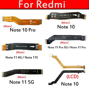 Bilashmart BackShell Main FPC LCD Display Screen Ribbon Connect Mainboard Flex Cable Redmi Note 10 Pro 10s Note 11S 11 4G 11 12 Pro Plus 5G