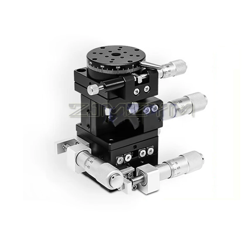 

XYZR Axis Displacement Manual Sliding Table LTP40-LM Displacement Optical Rotary Slide Table Four-axis Fine-tuning Platform