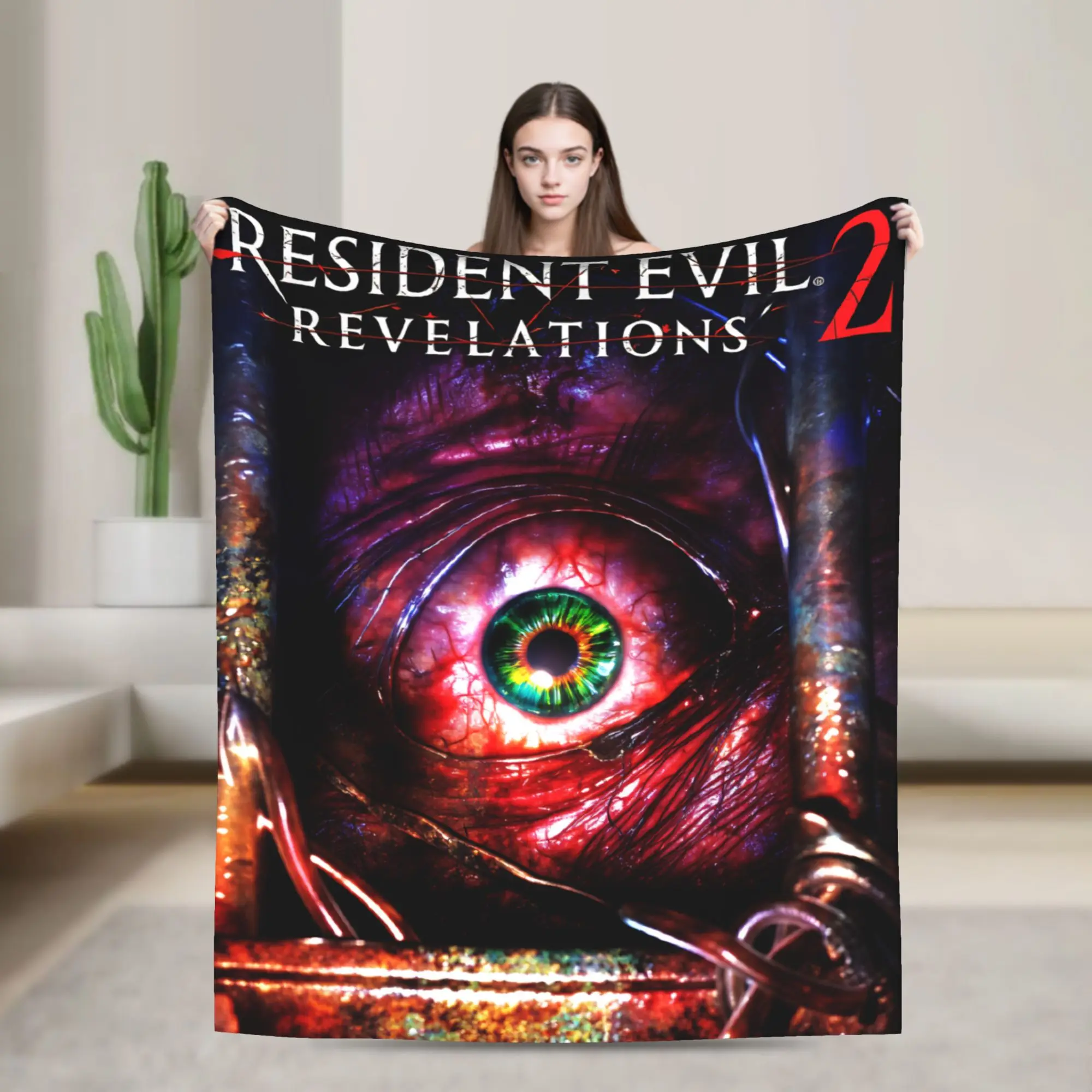 سوبر بطانية ناعمة الشرور المقيمين الزخرفية أفخم رمي بطانية ديكور المنزل الموضة الفانيلا المفرش غطاء سرير أريكة #1