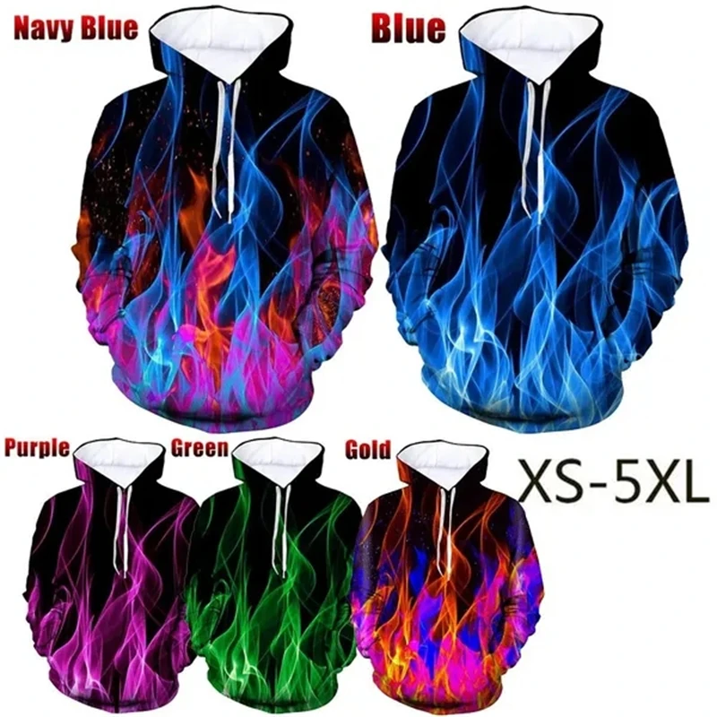 

New Cool Flame Hoodie 3d Print Fire Flame Hoodies Casual Funny Long Sleeves Fashion Pullovers Hoodies Unisex Sweatshirts Tops