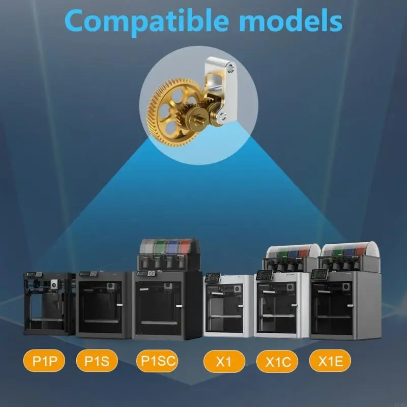 

Upgraded Extruder Gear constructed Of Steel For Superior 3D Printing Output H8WD