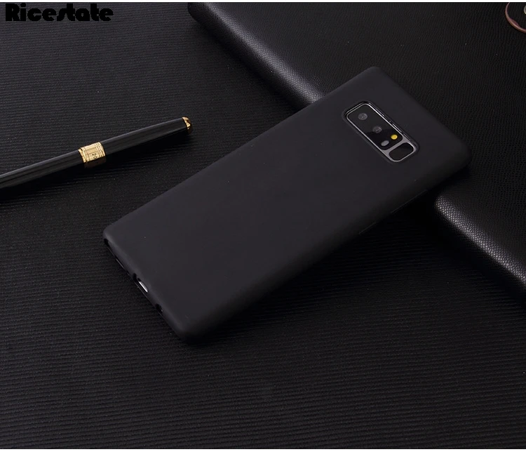 Case For Samsung Galaxy Note 8 Matte solid color Cover For Samsung S7 edge S8 S9 S10 S20 Ultra Note 8 9 10 Plus Silicone case