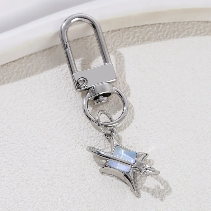 سلسلة مفاتيح من المينا للرجال والنساء ، هدية جيدة ، مجموعة مجوهرات مصنوعة يدويًا ، كوكب جميل ، نجمة ، قلب ، قمر ، جميل ، قلادة Y2K ، حلقة رئيسية